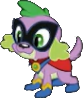 Size: 83x98 | Tagged: safe, artist:pascalmulokozi2, edit, edited screencap, imported from derpibooru, screencap, humdrum, spike, spike the regular dog, dog, equestria girls, movie magic, spoiler:eqg specials, background removed, male, power ponies, simple background, solo, transparent background