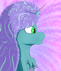 Size: 3000x3501 | Tagged: safe, artist:drakang, imported from derpibooru, pony, unicorn, bust, female, g5, mare, misty brightdawn, my little pony: a new generation, portrait, simple background, solo