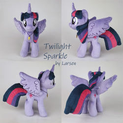 Size: 1000x1000 | Tagged: safe, artist:larsen toys, imported from derpibooru, twilight sparkle, alicorn, pony, for sale, photo, plushie, pony plushie, solo, twilight sparkle (alicorn)