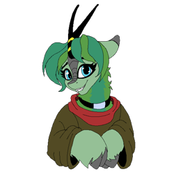 Size: 2000x2000 | Tagged: safe, artist:brainiac, imported from derpibooru, oc, oc only, oc:silent spring, kirin, fallout equestria, aseprite, fallout equestria:all things unequal (pathfinder), female, mare, pixel art, simple background, solo, transparent background