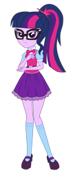 Size: 1600x3776 | Tagged: safe, artist:gmaplay, imported from derpibooru, sci-twi, twilight sparkle, equestria girls, sci-twi outfits, simple background, solo, transparent background, vector