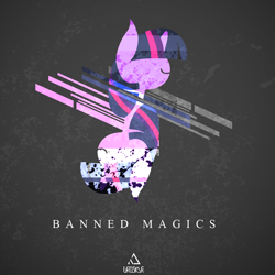 Size: 1400x1400 | Tagged: dead source, safe, artist:groskar, imported from derpibooru, twilight sparkle, pony, abstract, bust, mirrored, portrait, smiling, solo, song cover