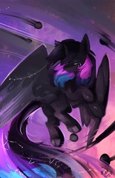 Size: 2650x4096 | Tagged: safe, artist:beardie, imported from derpibooru, oc, oc only, oc:stella nova, alicorn, alicorn oc, horn, solo, wings