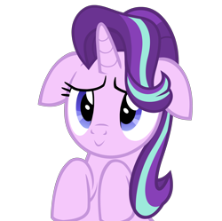 Size: 4600x4581 | Tagged: safe, artist:mrvector, imported from derpibooru, starlight glimmer, pony, unicorn, absurd resolution, cute, female, floppy ears, glimmerbetes, mare, simple background, smiling, solo, transparent background, vector