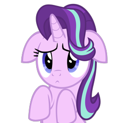 Size: 4600x4581 | Tagged: safe, artist:mrvector, imported from derpibooru, starlight glimmer, pony, unicorn, absurd resolution, cute, female, floppy ears, frown, glimmerbetes, mare, sad, simple background, solo, transparent background, vector