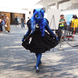 Size: 1024x1024 | Tagged: safe, artist:bramble bunny, imported from derpibooru, princess luna, anthro, human, babscon, babscon 2016, clothes, cosplay, costume, irl, irl human, photo