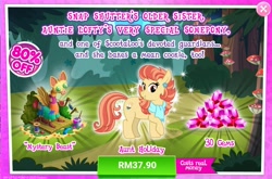Size: 1558x1026 | Tagged: safe, imported from derpibooru, aunt holiday, advertisement, costs real money, gameloft, gem, my little pony: magic princess, official, sale