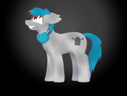 Size: 5000x3800 | Tagged: safe, artist:suidian, imported from derpibooru, oc, oc only, oc:the living tombstone, earth pony, pony, september, solo, stream, throwback