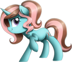 Size: 1754x1498 | Tagged: safe, artist:meotashie, imported from derpibooru, oc, oc only, oc:aurora skye, pony, unicorn, female, horn, simple background, solo, transparent background, unicorn oc