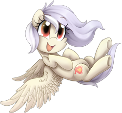 Size: 1980x1835 | Tagged: safe, artist:meotashie, imported from derpibooru, oc, oc only, oc:lilly flower, pegasus, pony, belly, female, pegasus oc, simple background, solo, transparent background