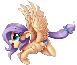 Size: 2000x1680 | Tagged: safe, artist:meotashie, imported from derpibooru, oc, oc only, oc:stardust, pegasus, pony, flying, open mouth, open smile, pegasus oc, simple background, smiling, solo, transparent background