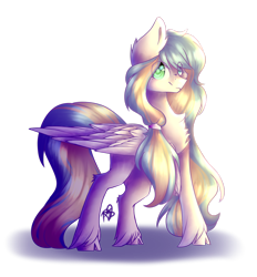 Size: 2358x2543 | Tagged: safe, artist:prettyshinegp, imported from derpibooru, oc, oc only, pegasus, pony, chest fluff, cloven hooves, eye clipping through hair, pegasus oc, signature, simple background, solo, transparent background, unshorn fetlocks, wings