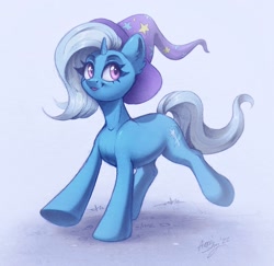 Size: 1742x1690 | Tagged: safe, artist:amishy, imported from derpibooru, trixie, pony, unicorn, cute, diatrixes, female, mare, smiling, solo