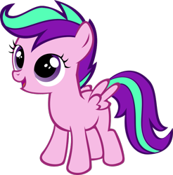 Size: 699x710 | Tagged: safe, artist:ephemeralpegasus, imported from derpibooru, aria blaze, scootaloo, pegasus, pony, female, filly, foal, palette swap, recolor, simple background, solo, transparent background, vector