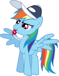 Size: 3000x3875 | Tagged: safe, artist:cloudy glow, imported from derpibooru, rainbow dash, pegasus, pony, may the best pet win, .ai available, blowing, blowing whistle, cap, coach rainbow dash, female, hat, high res, mare, puffy cheeks, rainblow dash, rainbow dashs coaching whistle, simple background, spread wings, that pony sure does love whistles, transparent background, vector, whistle, whistle necklace, wings