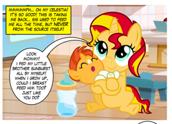 Size: 4066x2940 | Tagged: safe, artist:melisareb nsfw edit, edit, edited screencap, editor:wild stallions, imported from derpibooru, screencap, sunburst, sunset shimmer, pony, unicorn, comic:the first incestuous foal of sunset shimmer, equestria girls, baby, baby bottle, baby pony, base used, brother and sister, carrying, childhood, childhood innocence, colt, colt sunburst, cute, duo, explicit source, female, filly, filly sunset shimmer, foal, headcanon, hnnng, implied breastfeeding, implied incest, implied sex, implied stellar flare, inkscape, kitchen, male, preview, shimmerbetes, siblings, simple background, sunbetes, sunny siblings, transparent background, vector, weapons-grade cute, young, younger