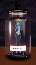 Size: 1080x1920 | Tagged: safe, artist:hornydogo, imported from derpibooru, human, equestria girls, 3d, jar, koikatsu, lewd container meme