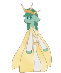 Size: 2500x3000 | Tagged: safe, artist:derpy_the_duck, imported from derpibooru, oc, oc only, oc:the mother, pony, clothes, crown, dress, jewelry, regalia, simple background, solo, transparent background