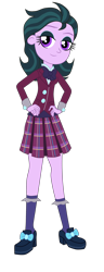 Size: 1800x4675 | Tagged: safe, artist:gmaplay, imported from derpibooru, zephyr, human, equestria girls, friendship games, clothes, crystal prep academy uniform, school uniform, simple background, solo, transparent background