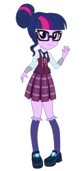 Size: 1900x3965 | Tagged: safe, artist:gmaplay, imported from derpibooru, sci-twi, twilight sparkle, human, equestria girls, friendship games, clothes, crystal prep academy uniform, necktie, school uniform, schoolgirl, simple background, solo, transparent background, uniform