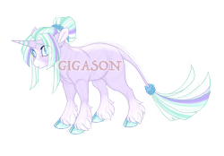 Size: 3300x2300 | Tagged: safe, artist:gigason, imported from derpibooru, oc, oc:bright light, classical unicorn, pony, unicorn, cloven hooves, female, leonine tail, magical lesbian spawn, mare, obtrusive watermark, offspring, parent:starlight glimmer, parent:twilight sparkle, parents:twistarlight, simple background, solo, transparent background, unshorn fetlocks, watermark