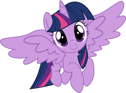 Size: 8194x6078 | Tagged: safe, artist:surprisepi, imported from derpibooru, twilight sparkle, alicorn, pony, absurd resolution, cute, female, flying, looking at you, mare, simple background, smiling, solo, transparent background, twiabetes, twilight sparkle (alicorn), vector