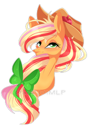 Size: 3790x5378 | Tagged: safe, artist:darkjillmlp123, imported from derpibooru, applejack, pony, absurd resolution, rainbow power, simple background, solo, transparent background