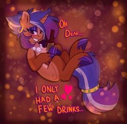 Size: 2226x2176 | Tagged: safe, artist:modularpon, imported from derpibooru, oc, oc only, pony, unicorn, alcohol, bottle, drunk, patreon, patreon reward, solo, wine, wine bottle
