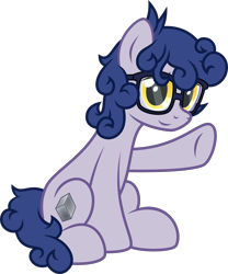 Size: 2500x3000 | Tagged: safe, artist:ponixes, imported from derpibooru, oc, oc only, earth pony, pony, derpibooru community collaboration, 2023 community collab, earth pony oc, glasses, male, simple background, solo, stallion, transparent background, waving