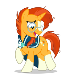 Size: 5352x5634 | Tagged: safe, artist:gypsykumquat, imported from derpibooru, sunburst, pony, unicorn, the parent map, .svg available, absurd resolution, cloak, clothes, glasses, inkscape, male, robe, simple background, solo, stallion, sunburst's glasses, transparent background, vector