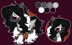 Size: 1024x646 | Tagged: safe, artist:justsadluna, imported from derpibooru, oc, oc only, pegasus, pony, duo, female, mare, pegasus oc, raised hoof, unshorn fetlocks, wings