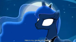 Size: 828x462 | Tagged: dead source, safe, artist:anima-dos, artist:duo cartoonist, artist:lionheartcartoon, imported from derpibooru, princess luna, alicorn, pony, children of the night, 2012, animated, animatic, blank eyes, brony history, canterlot, crown, female, filly, flying, glowing, glowing eyes, jewelry, levitation, magic, mare, moon, music, night, nostalgia, old art, orphan, orphanage, regalia, solo, sound, stars, teaser, telekinesis, waking up, webm, youtube link, youtube video