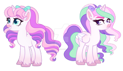 Size: 1280x738 | Tagged: safe, artist:twilightpriincess, imported from derpibooru, oc, oc only, alicorn, pony, unicorn, alicorn oc, base used, deviantart watermark, female, horn, mare, obtrusive watermark, simple background, transparent background, unicorn oc, watermark, wings