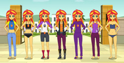 Size: 489x250 | Tagged: safe, imported from twibooru, sunset shimmer, human, equestria girls, humanized, image, kisekae, needs more jpeg, solo