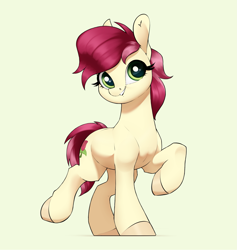 Size: 2275x2395 | Tagged: safe, artist:aquaticvibes, imported from derpibooru, roseluck, earth pony, pony, female, mare, raised hoof, raised leg, solo