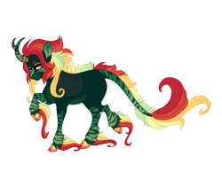 Size: 3600x2800 | Tagged: safe, artist:gigason, imported from derpibooru, oc, oc only, oc:heliconia, bicorn, pony, unicorn, curved horn, eyebrows, female, high res, horn, looking at you, mare, multiple horns, raised hoof, simple background, smiling, smiling at you, solo, transparent background, unicorn oc