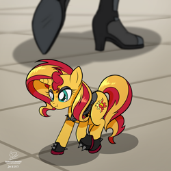 Size: 4500x4500 | Tagged: safe, alternate version, artist:theratedrshimmer, imported from derpibooru, sunset shimmer, pony, unicorn, equestria girls, absurd resolution, cute, female, human sunset, ponified, ponified animal photo, scrunchy face, self paradox, self ponidox, shimmerbetes