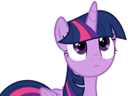 Size: 2991x2250 | Tagged: safe, artist:sketchmcreations, imported from derpibooru, twilight sparkle, alicorn, pony, uprooted, female, frown, looking up, mare, simple background, solo, transparent background, twilight sparkle (alicorn), vector