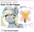 Size: 1956x1847 | Tagged: safe, artist:reddthebat, imported from derpibooru, derpy hooves, pegasus, pony, :3, advice, eyebrows, eyebrows visible through hair, female, happy, idea, lidded eyes, lightbulb, mare, meta, no thoughts head empty, smiling, solo, thought bubble, wikihow, wings