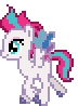 Size: 72x98 | Tagged: safe, artist:xodok, imported from derpibooru, zipp storm, pegasus, pony, series:ponyashnost, animated, colored wings, desktop ponies, female, flapping wings, g5, gif, mare, multicolored wings, pixel art, simple background, smiling, solo, sprite, transparent background, trotting, wings