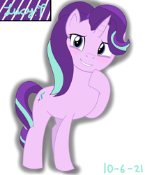 Size: 2500x3000 | Tagged: safe, artist:lucytwostickz, imported from derpibooru, starlight glimmer, pony, unicorn, female, simple background, solo, white background