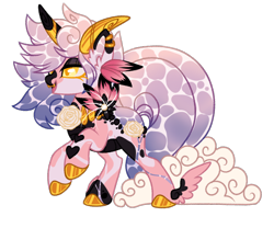 Size: 1200x1000 | Tagged: safe, artist:crystal-tranquility, imported from derpibooru, oc, oc:buzzsaw, original species, pond pony, closed species, female, mare, simple background, solo, transparent background