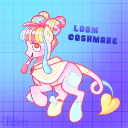 Size: 3000x3000 | Tagged: safe, artist:seasemissary, imported from derpibooru, oc, oc:loom cashmare, doll pony, original species, pony, doll, female, mare, solo