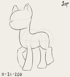 Size: 1000x1100 | Tagged: safe, artist:lucytwostickz, imported from derpibooru, earth pony, pony, solo