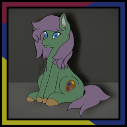 Size: 1414x1414 | Tagged: safe, artist:lucytwostickz, imported from derpibooru, oc, oc only, earth pony, pony, earth pony oc, female, mare, solo