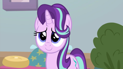 Size: 1920x1080 | Tagged: safe, imported from derpibooru, screencap, starlight glimmer, pony, unicorn, marks for effort, season 8, spoiler:s08, 1080p, cute, glim glam, glimmerbetes, happy, smiling, solo