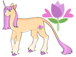 Size: 1280x960 | Tagged: safe, artist:s0ftserve, imported from derpibooru, oc, oc only, oc:may flowers, pony, unicorn, cloven hooves, female, magical lesbian spawn, mare, nonbinary, offspring, parent:fluttershy, parent:twilight sparkle, parents:twishy, simple background, solo, transparent background