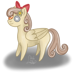 Size: 918x916 | Tagged: safe, artist:loopina, imported from derpibooru, oc, oc only, oc:celestia gameing, pegasus, chibi, female, figurine, giveaway, heterochromia, mare, raffle, simple background, solo, transparent background