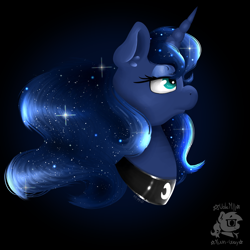 Size: 3000x3000 | Tagged: safe, artist:valemjj, imported from derpibooru, princess luna, pony, solo