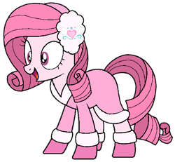 Size: 532x492 | Tagged: safe, artist:noi kincade, imported from derpibooru, oc, oc only, oc:annisa trihapsari, earth pony, pony, female, mare, open mouth, simple background, solo, transparent background, winter